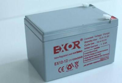 EXOR蓄电池12V12AH